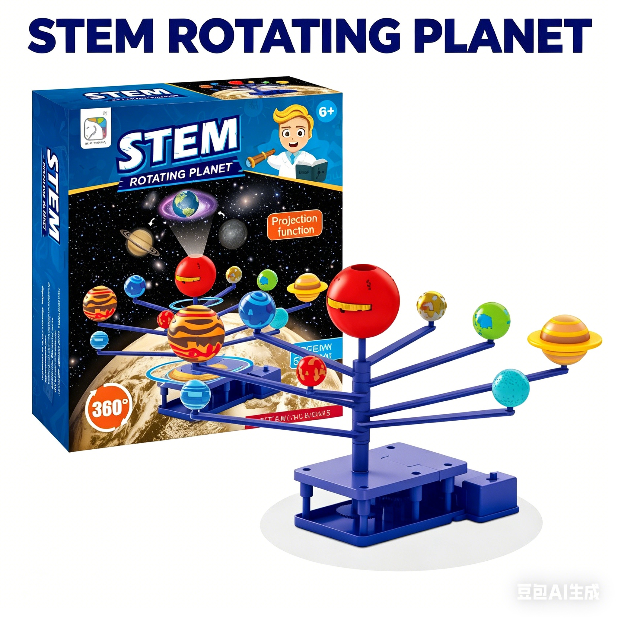 Kids Education System - Solar System Model Eight Planets Electric