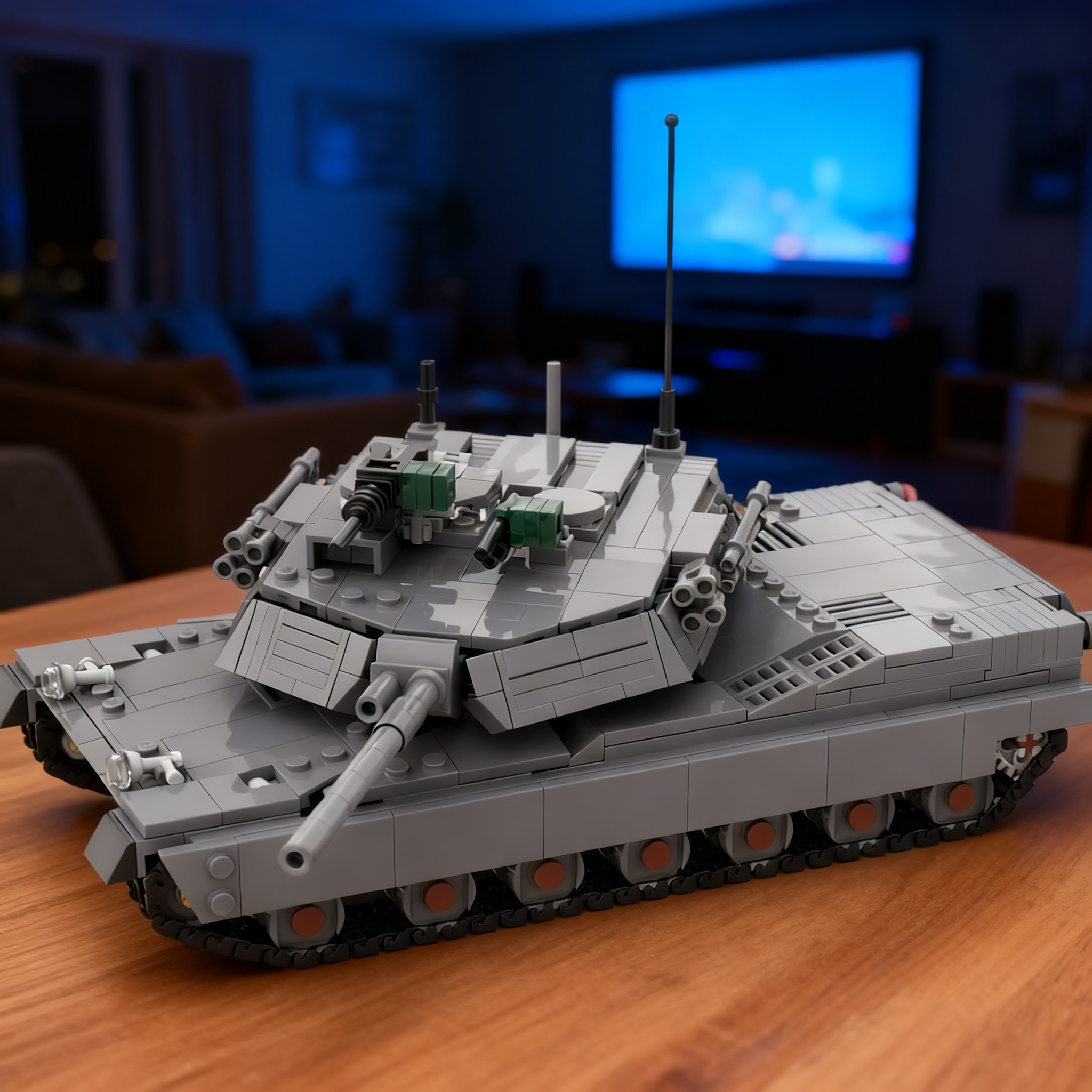 Kids Education System - 1083pcs MOC System M1 Abrams 105mm