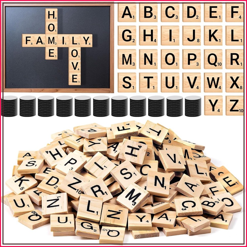Magnetic Letter Board - 150 PCS Wood Magnetic Letters for