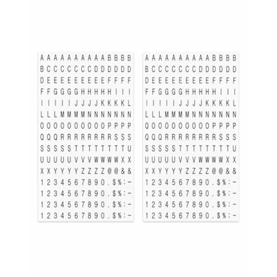 Magnetic Letter Board - Magnetic Letter Sheet 450-Piece - Refill