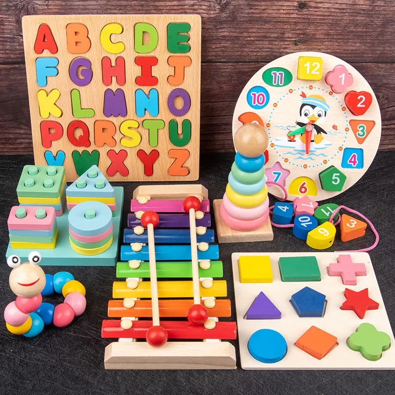 Kids Educational Game 2 - Montessori Wooden Toys for Babies 1
