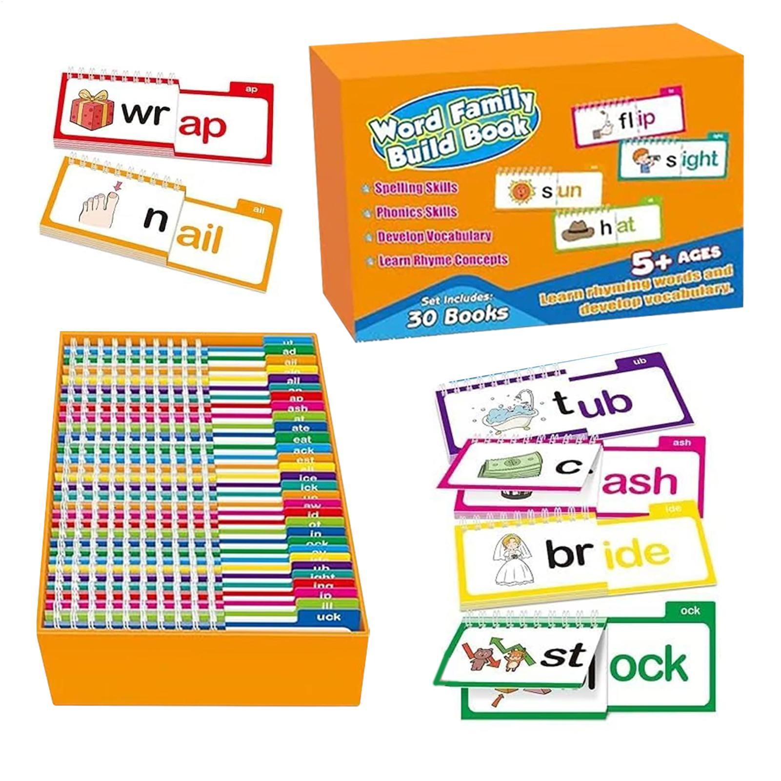 Kids Education Rhymes - Reading Cards 30 Read and Rhyme