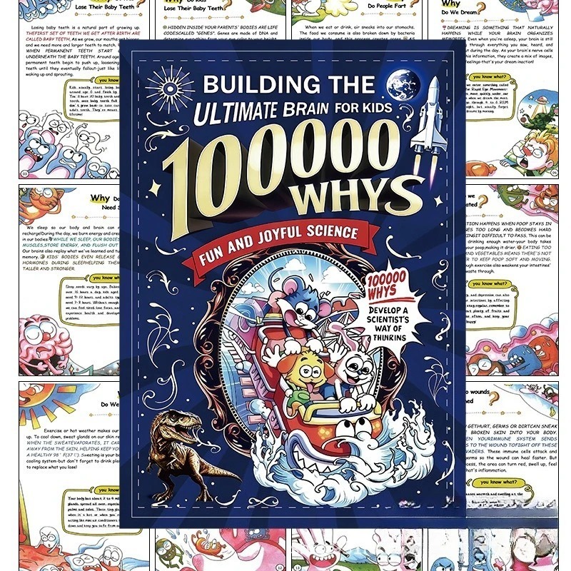 Hot Sale 100000 Whys Science E - مراجعة Kids Education Book وسعره