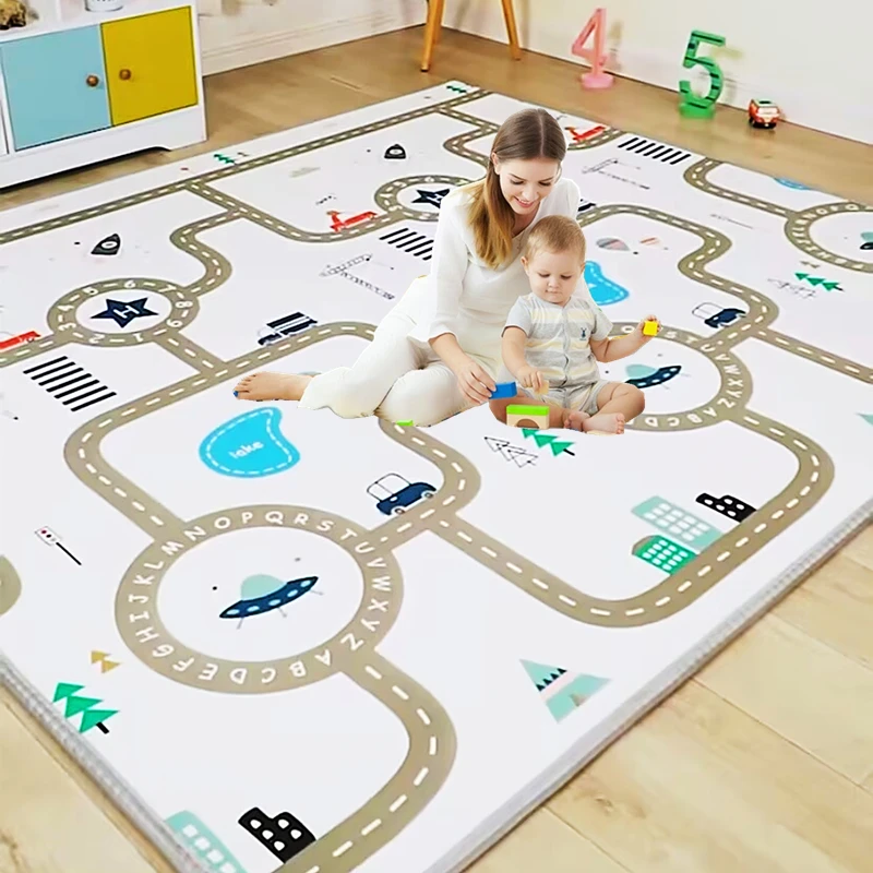 Cartoon Play Mat Multiple size - مراجعة Kids Educational Game 2 وسعره