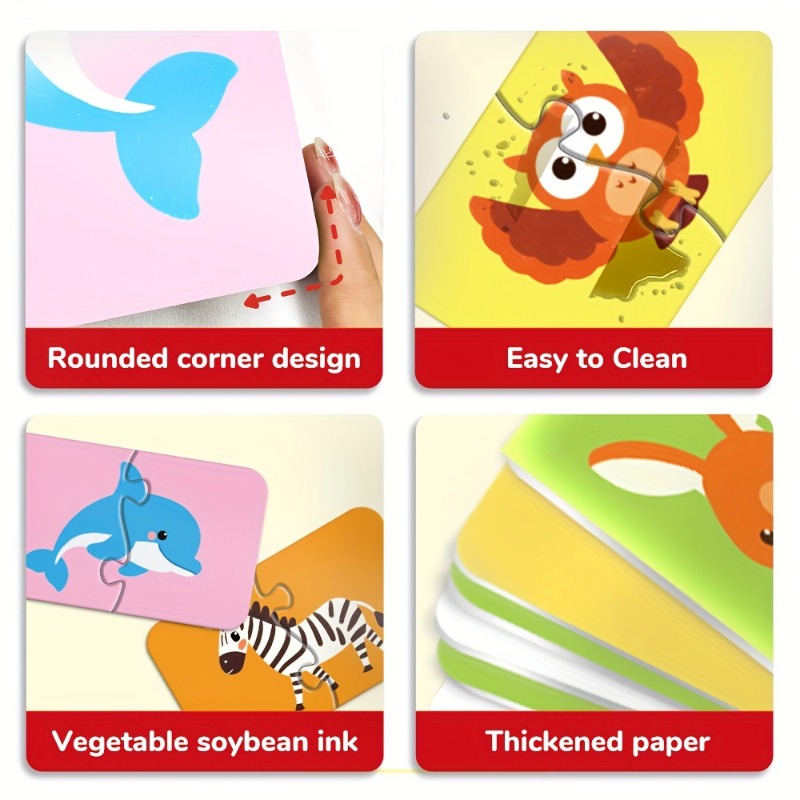 Montessori Cards Educational T - مراجعة Kids Educational Games Learn English وسعره