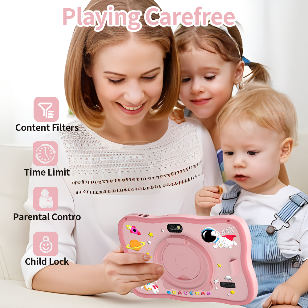 7.0 Inch Tablet PC Quad Core 4 - مراجعة Kids Educational Games Learn English وسعره