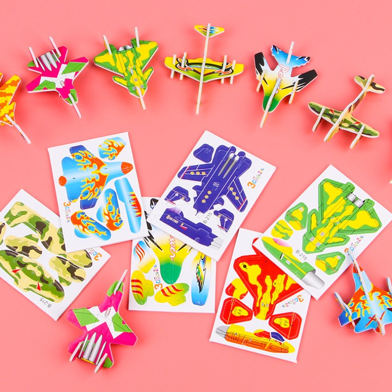 10pcs Creative Cute Paper Plan - مراجعة Educational Cartoon For Kids وسعره
