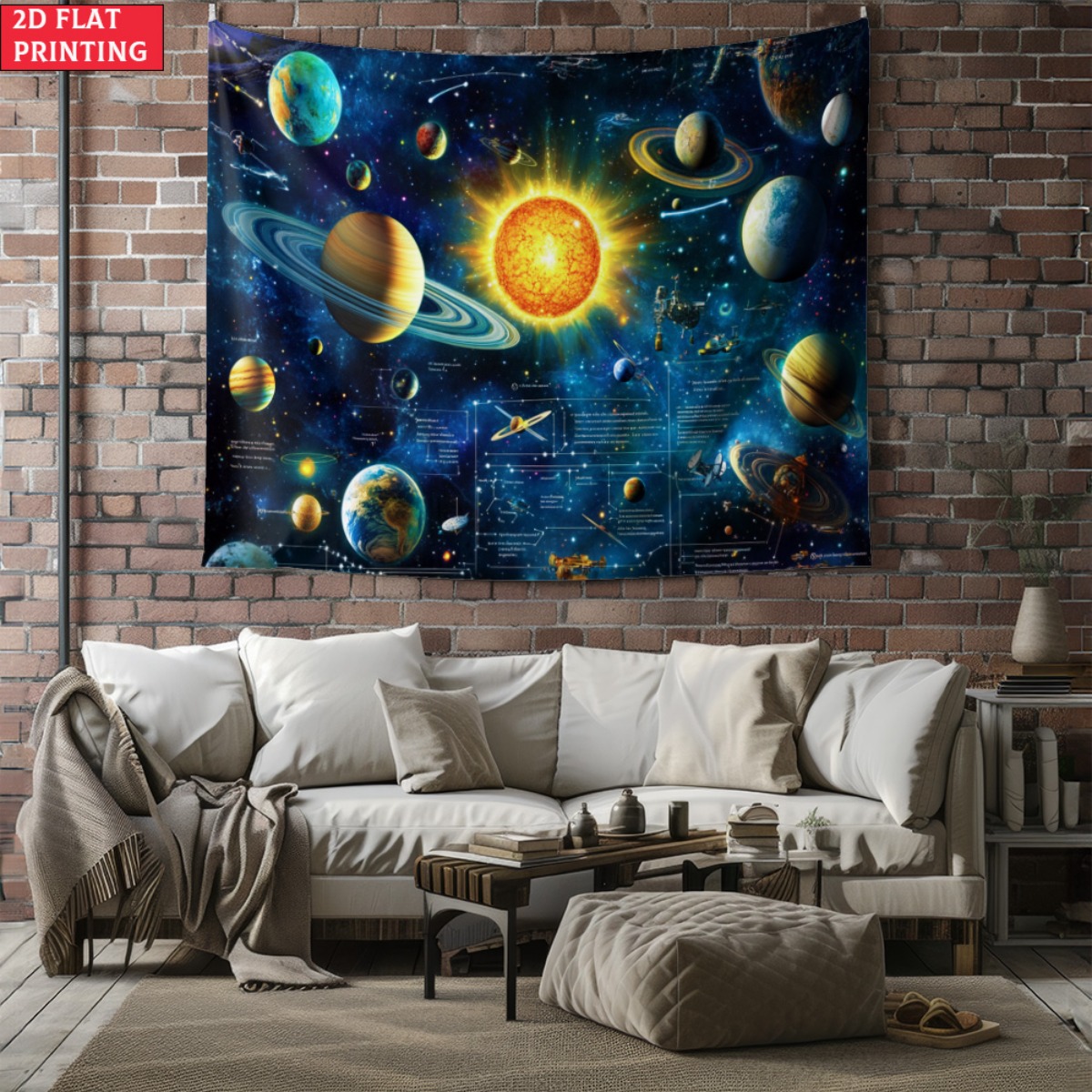 unframed Solar system planet t - مراجعة Kids Education System وسعره