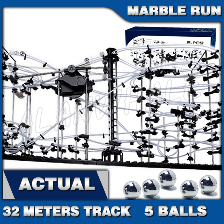 3200cm Rail Level 5 Marble Run - مراجعة Kinetic Kids Education وسعره