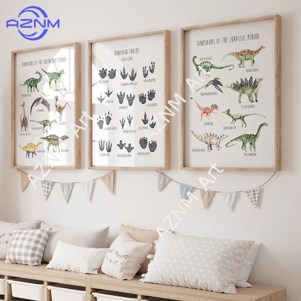 1/3PCS ，The cartoon dinosaur s - مراجعة Kids Educational Resources وسعره