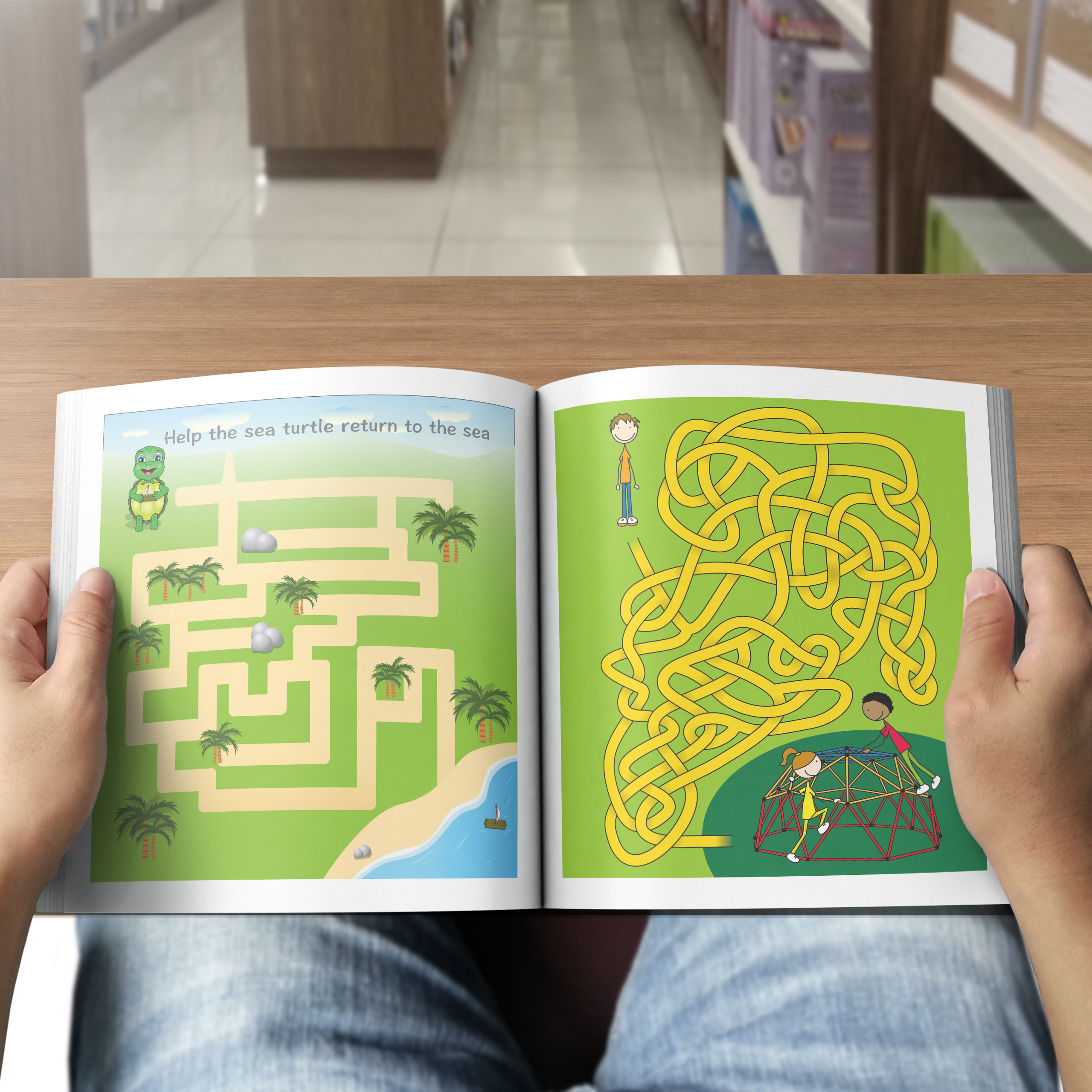Interactive Maze Puzzle Book f - مراجعة Kids Education Book وسعره