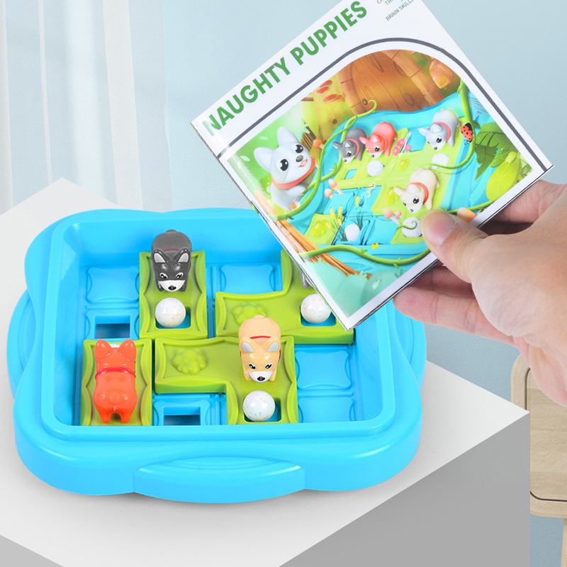 Board Game Naughty Puppies Chi - مراجعة Educational Cartoon For Kids وسعره