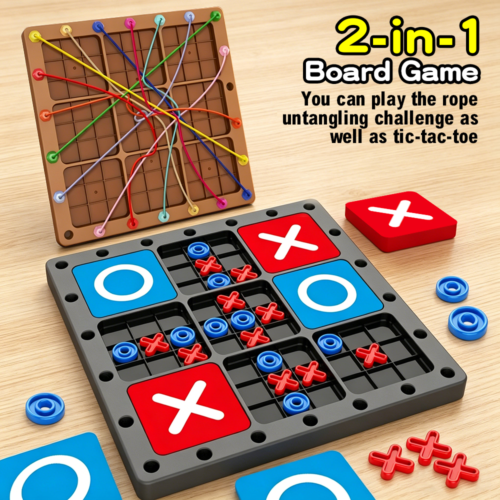 Children 2-in-1 Rope Untanglin - مراجعة Kids Educational Game 2 وسعره