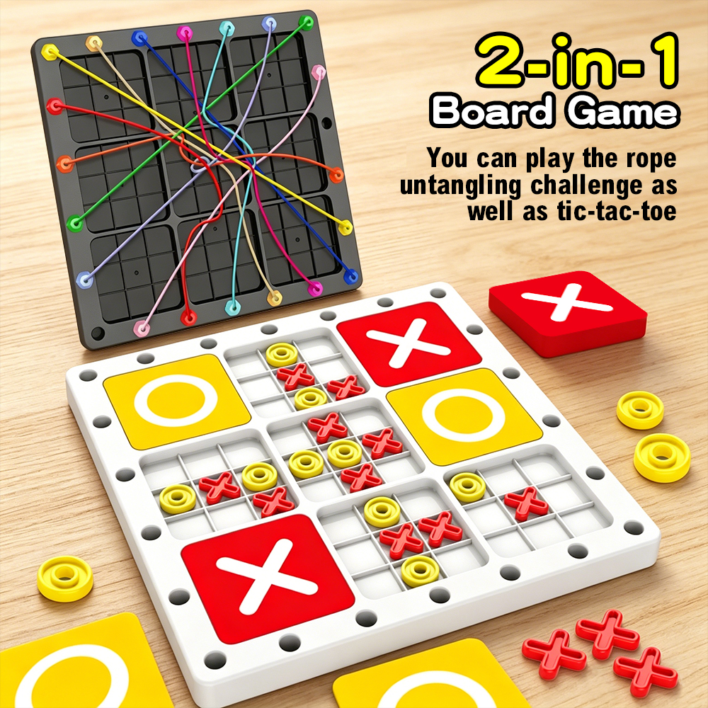 Children 2-in-1 Rope Untanglin - مراجعة Kids Educational Game 2 وسعره