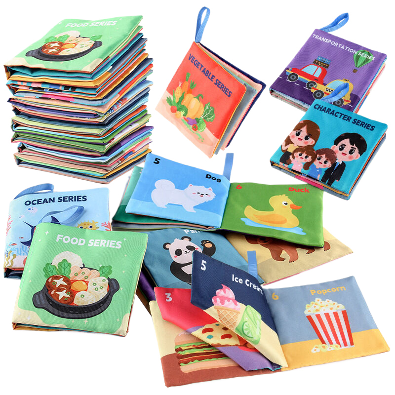 [J] Cloth Book For Early Educa - مراجعة Kids Education Book وسعره