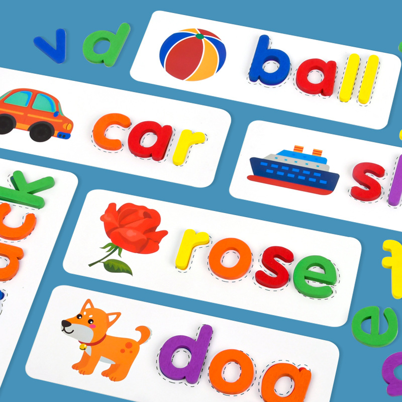 52pcs English Alphabet Spellin - مراجعة Kids Educational Games Learn English وسعره