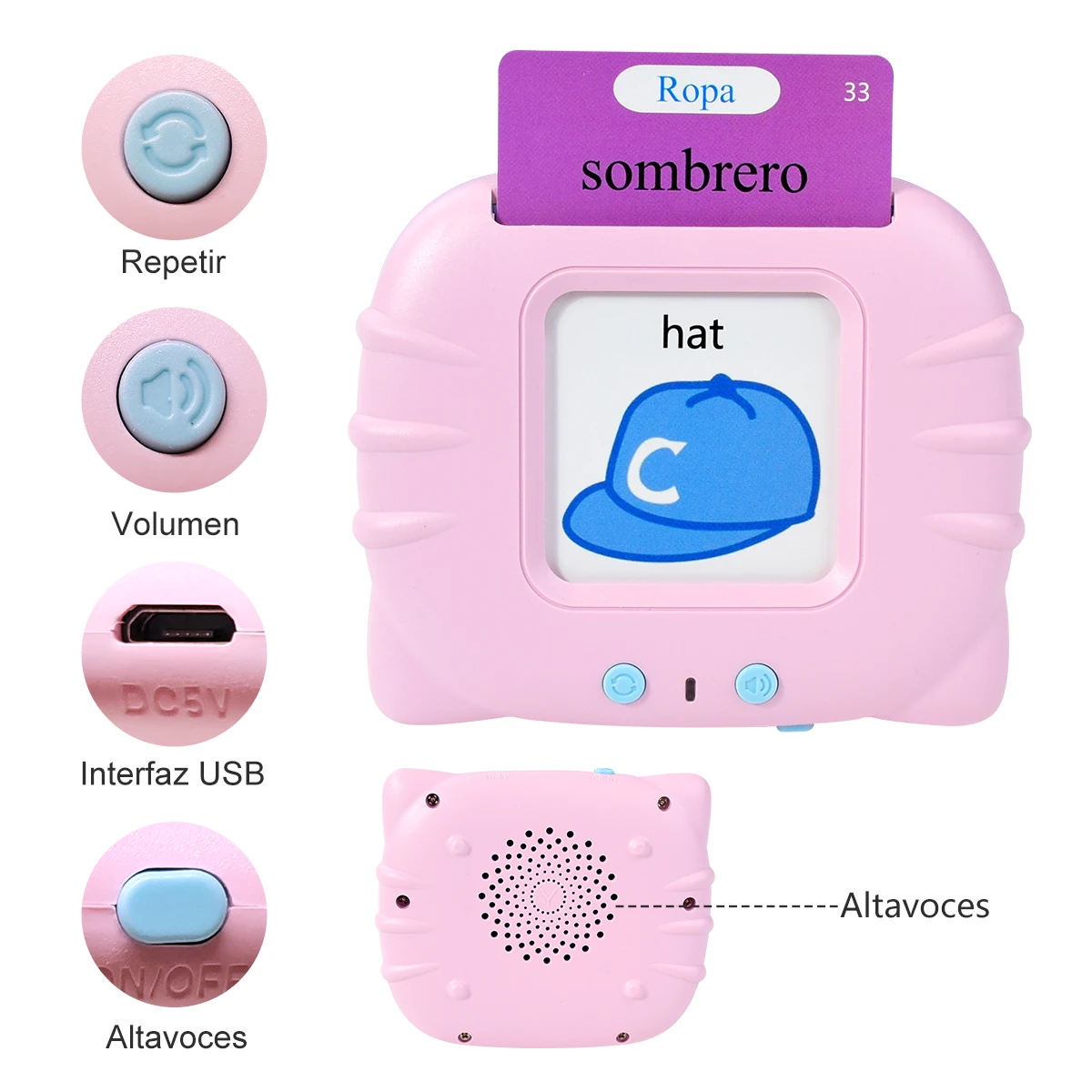 Electronic Spanish Cognitive C - مراجعة Kids Educational Games Learn English وسعره