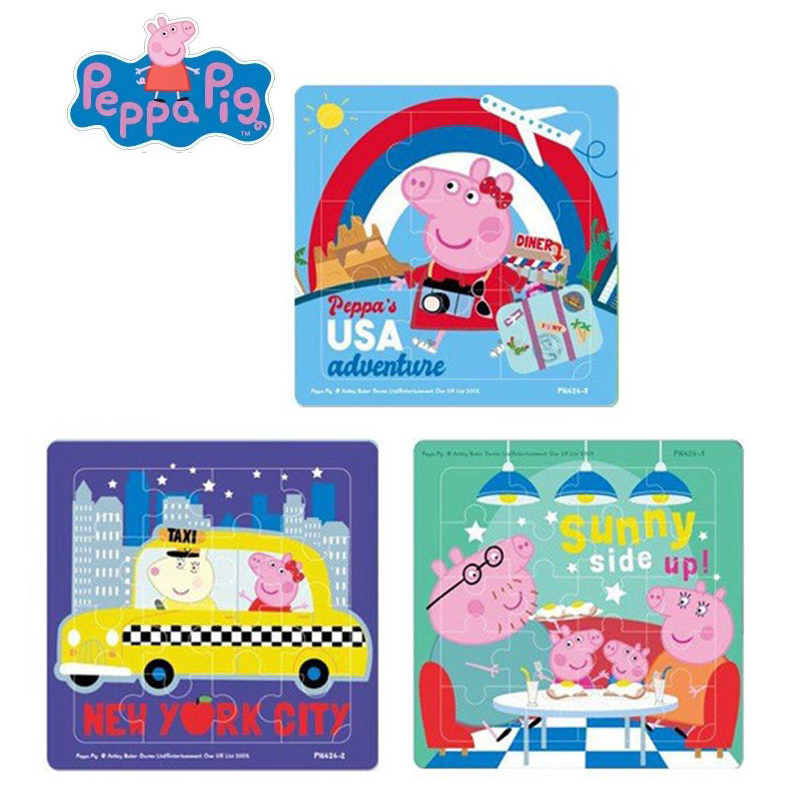 Peppa pig Figures MINI Jigsaw  - مراجعة Educational Cartoon For Kids وسعره