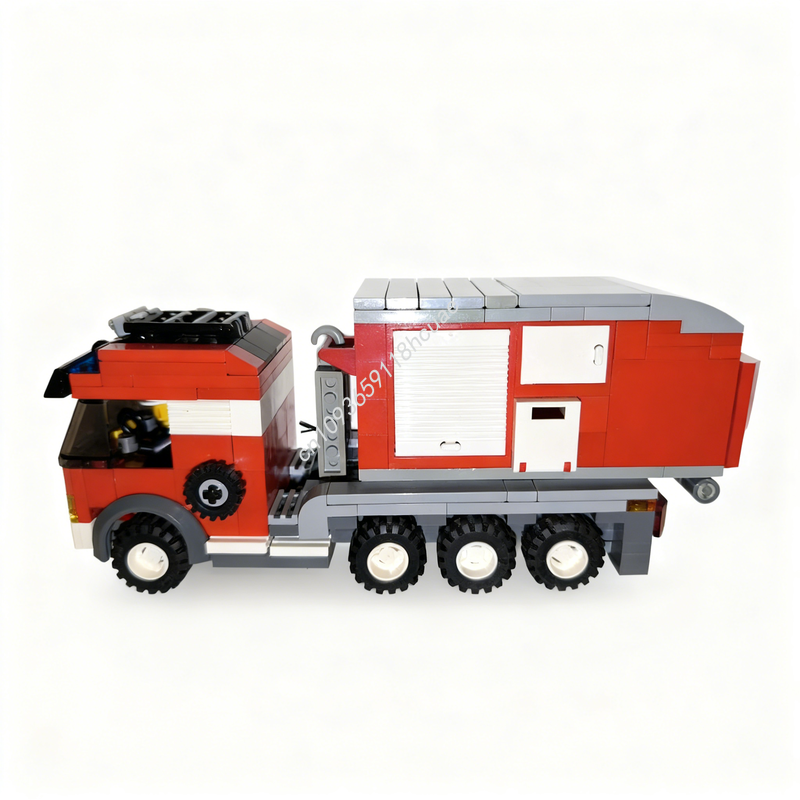 309pcs MOC City Fire Firetruck - مراجعة Kids Education System وسعره