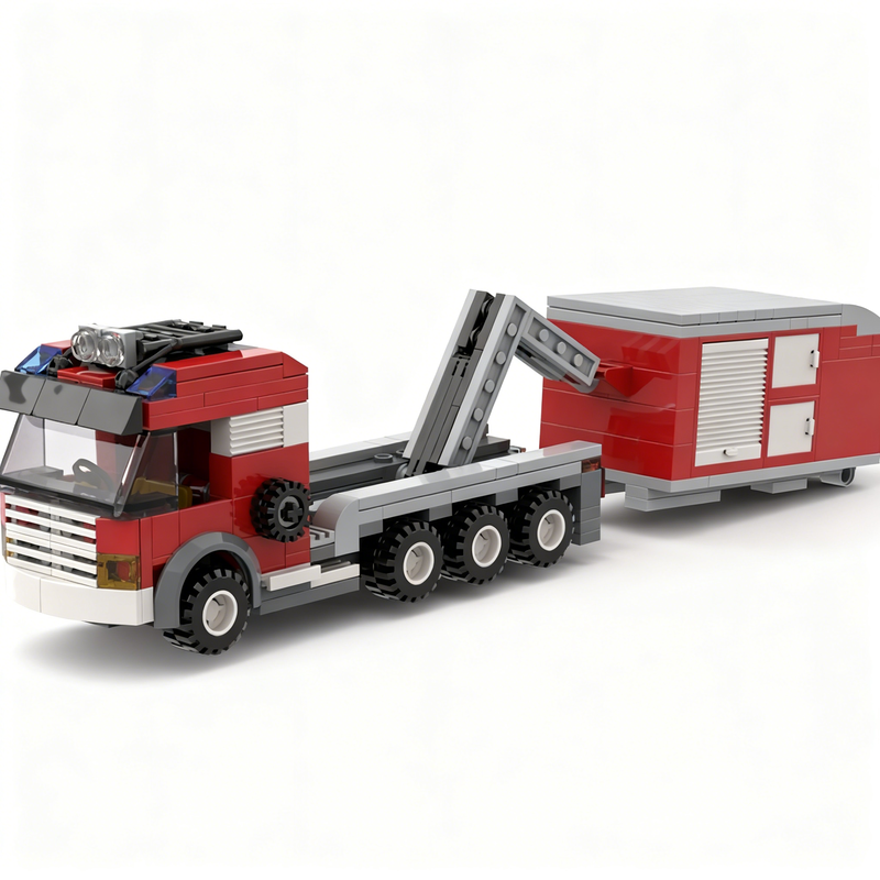 309pcs MOC City Fire Firetruck - مراجعة Kids Education System وسعره