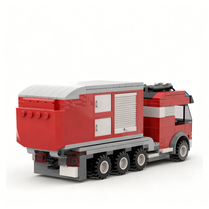309pcs MOC City Fire Firetruck - مراجعة Kids Education System وسعره