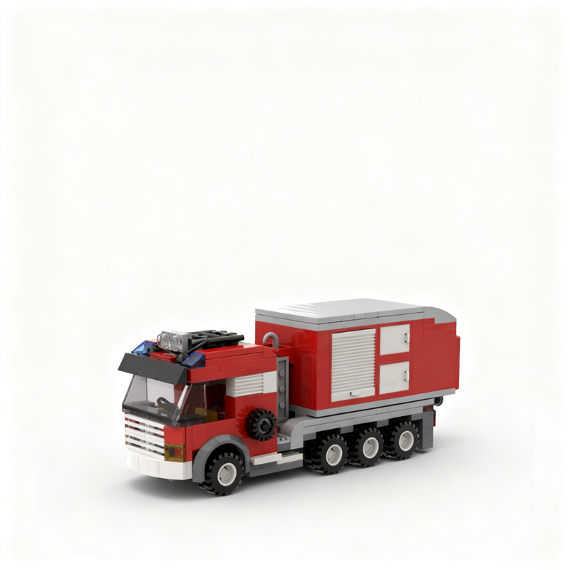 309pcs MOC City Fire Firetruck - مراجعة Kids Education System وسعره