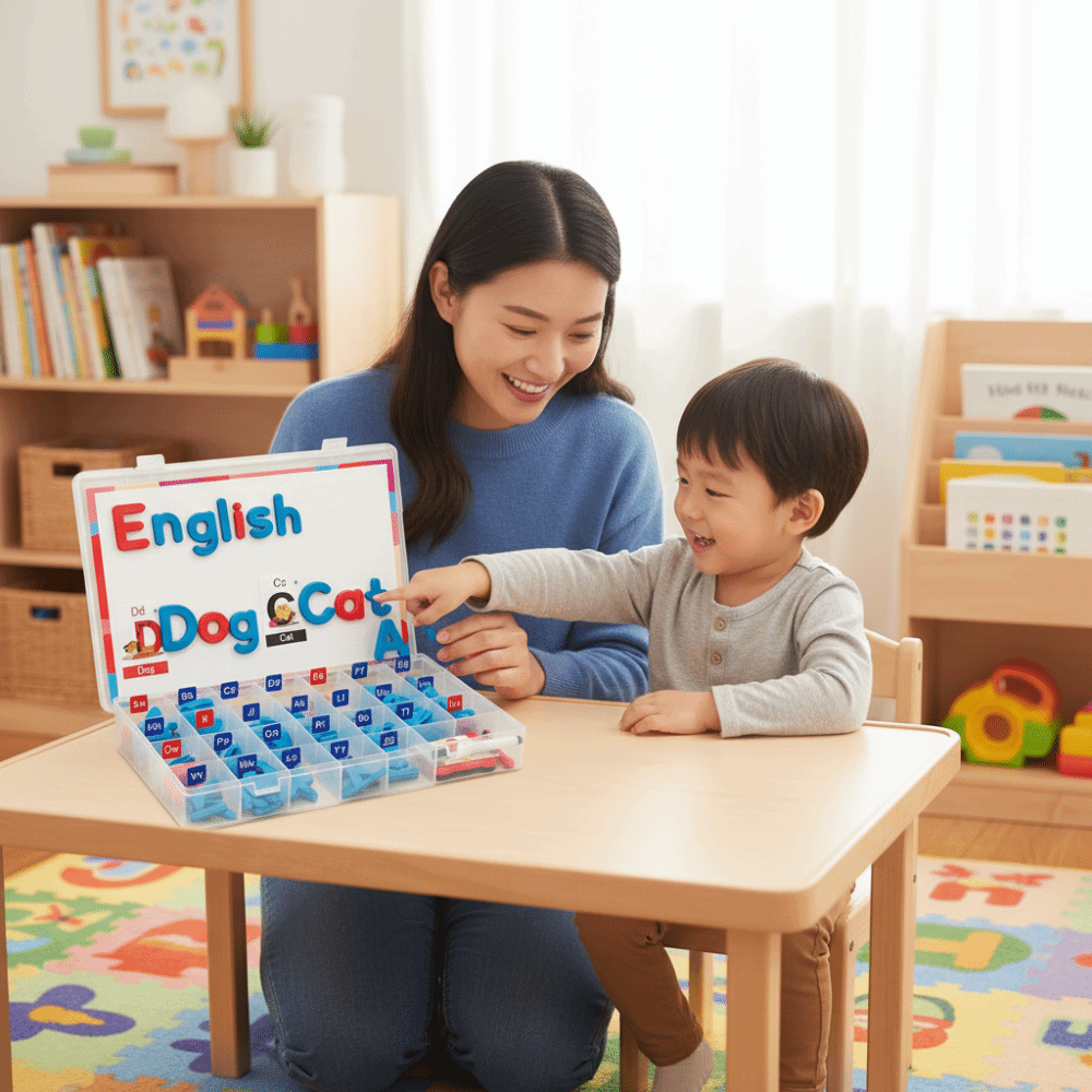 26 English Letters Magnetic Bl - مراجعة Magnetic Letter Board وسعره
