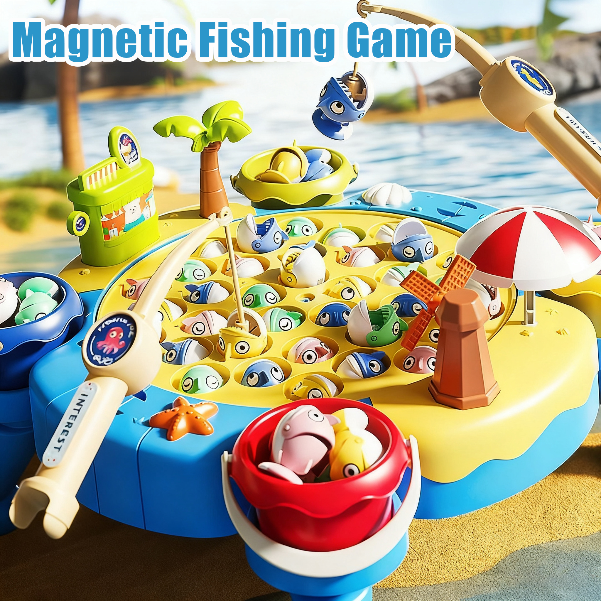 Magnetic Fishing Game - Educat - مراجعة Kids Educational Game 2 وسعره