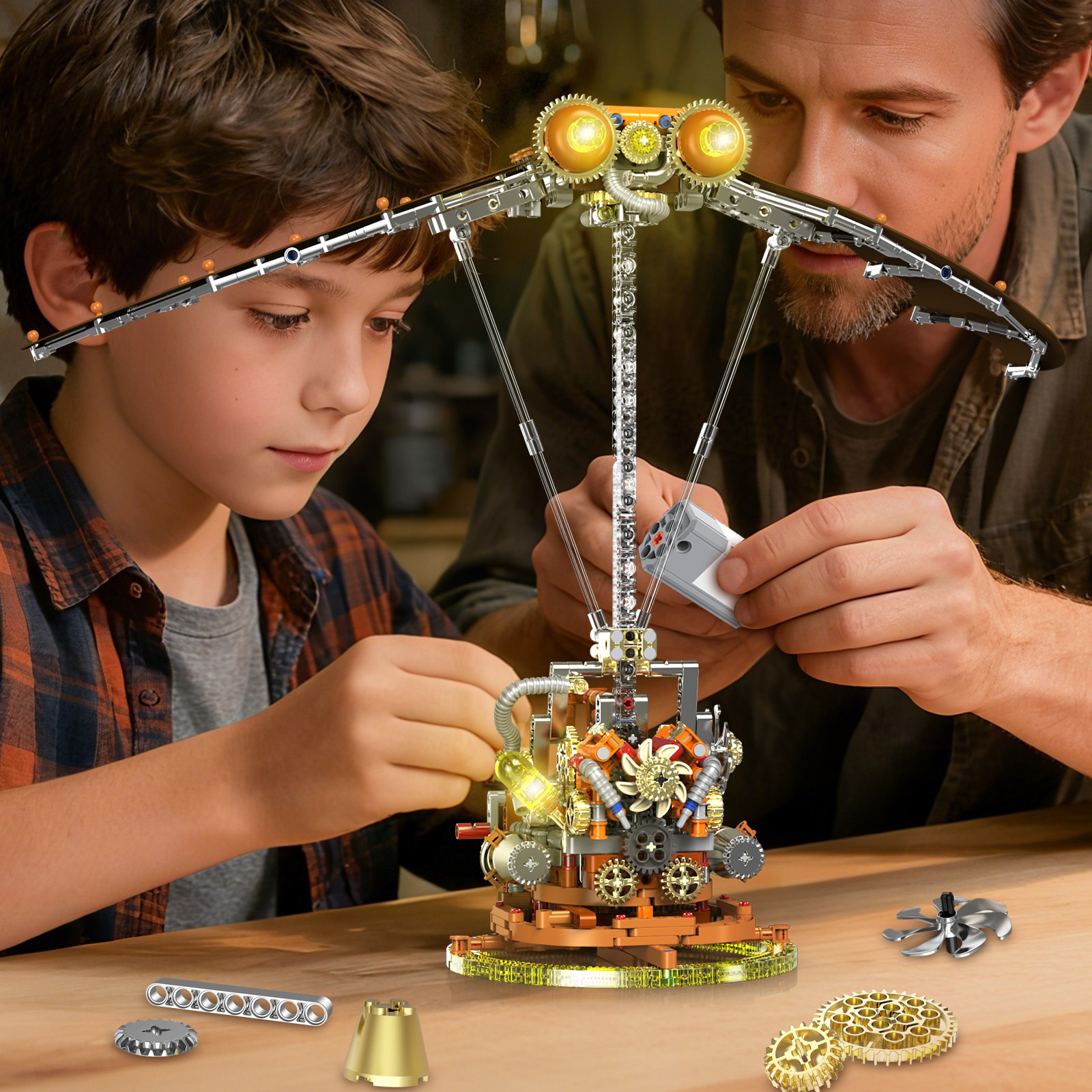 DIY Ornithopter Building Block - مراجعة Kinetic Kids Education وسعره
