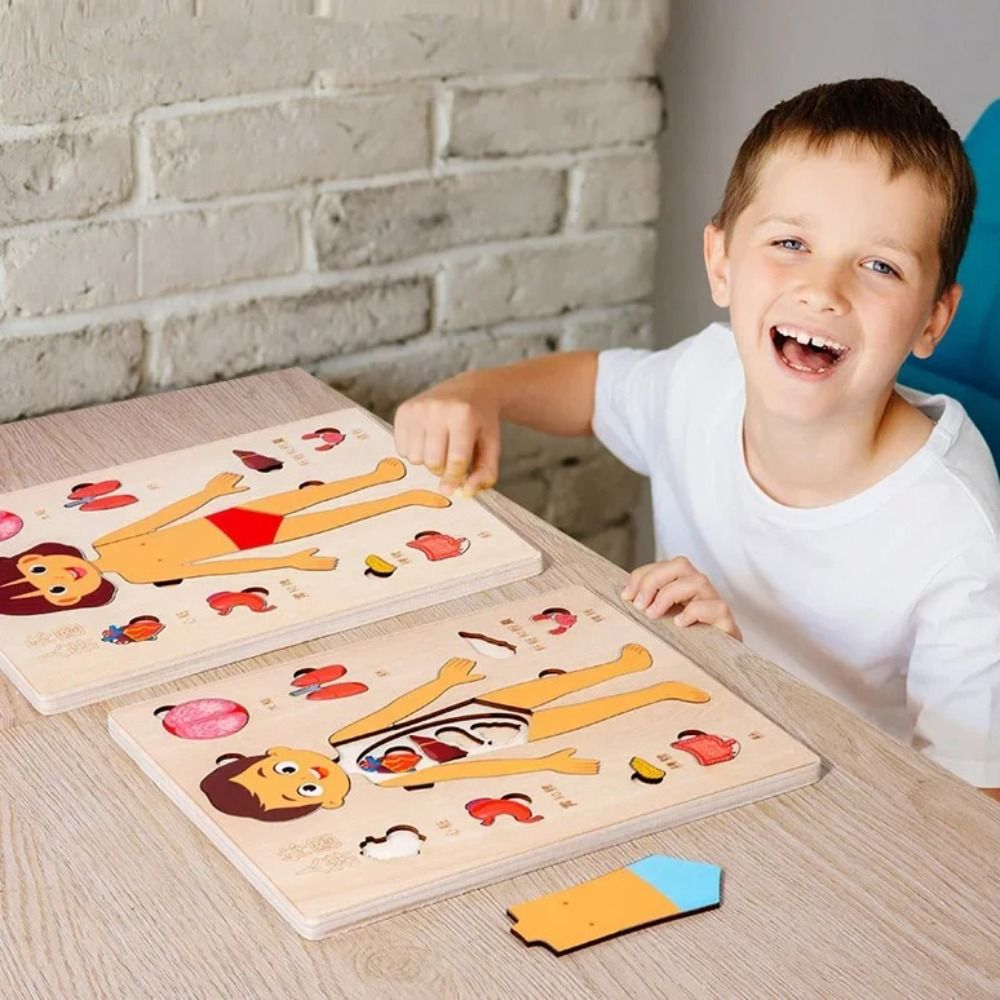 NEW Learning Board Montessori  - مراجعة Human Body Puzzle وسعره