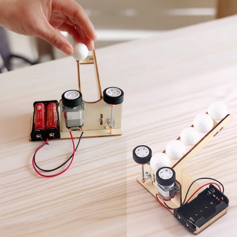 DIY Automatic Ball Server Mach - مراجعة Kinetic Kids Education وسعره