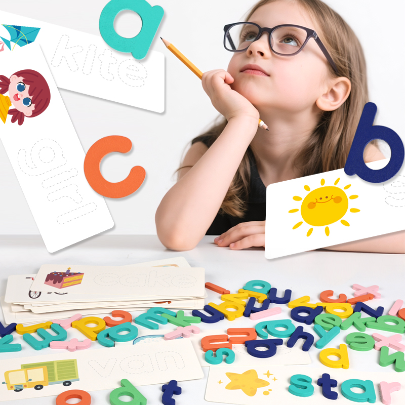 Montessori Wooden Alphabet Puz - مراجعة Kids Educational Games Learn English وسعره