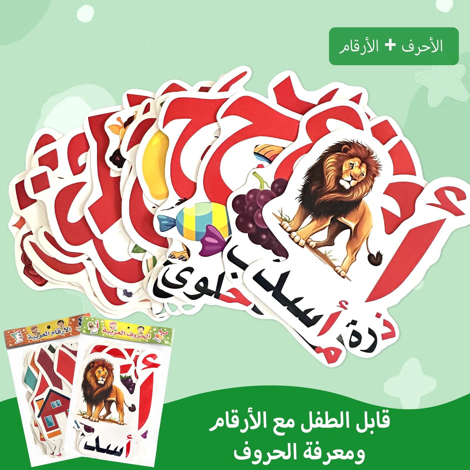 Arabic Alphabet And Number Fla - مراجعة Kids Educational Resources وسعره