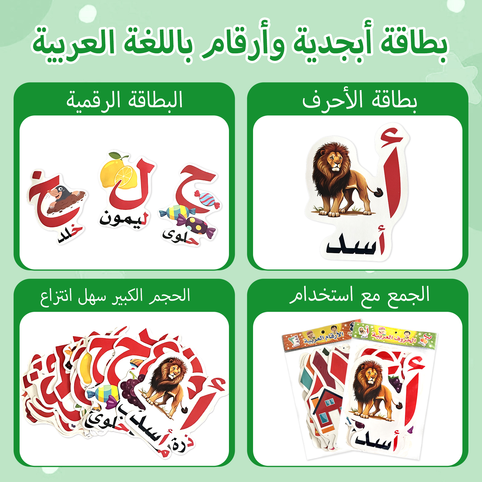 Arabic Alphabet And Number Fla - مراجعة Kids Educational Resources وسعره