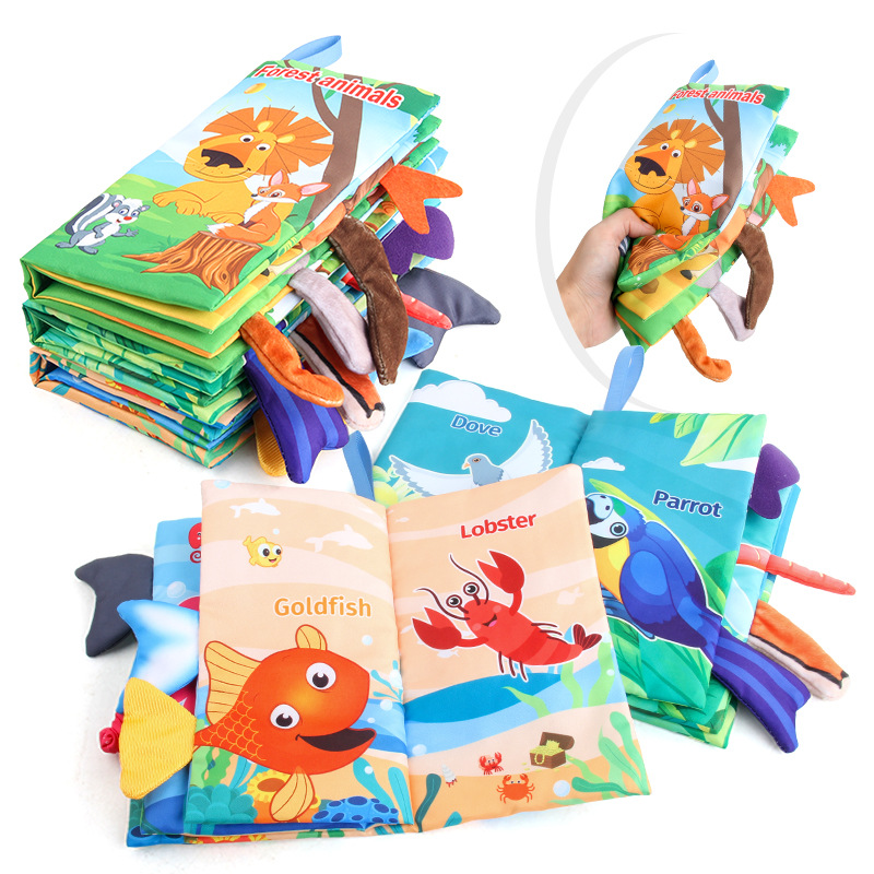 New Baby Cloth Books Visual an - مراجعة Kids Education Book وسعره