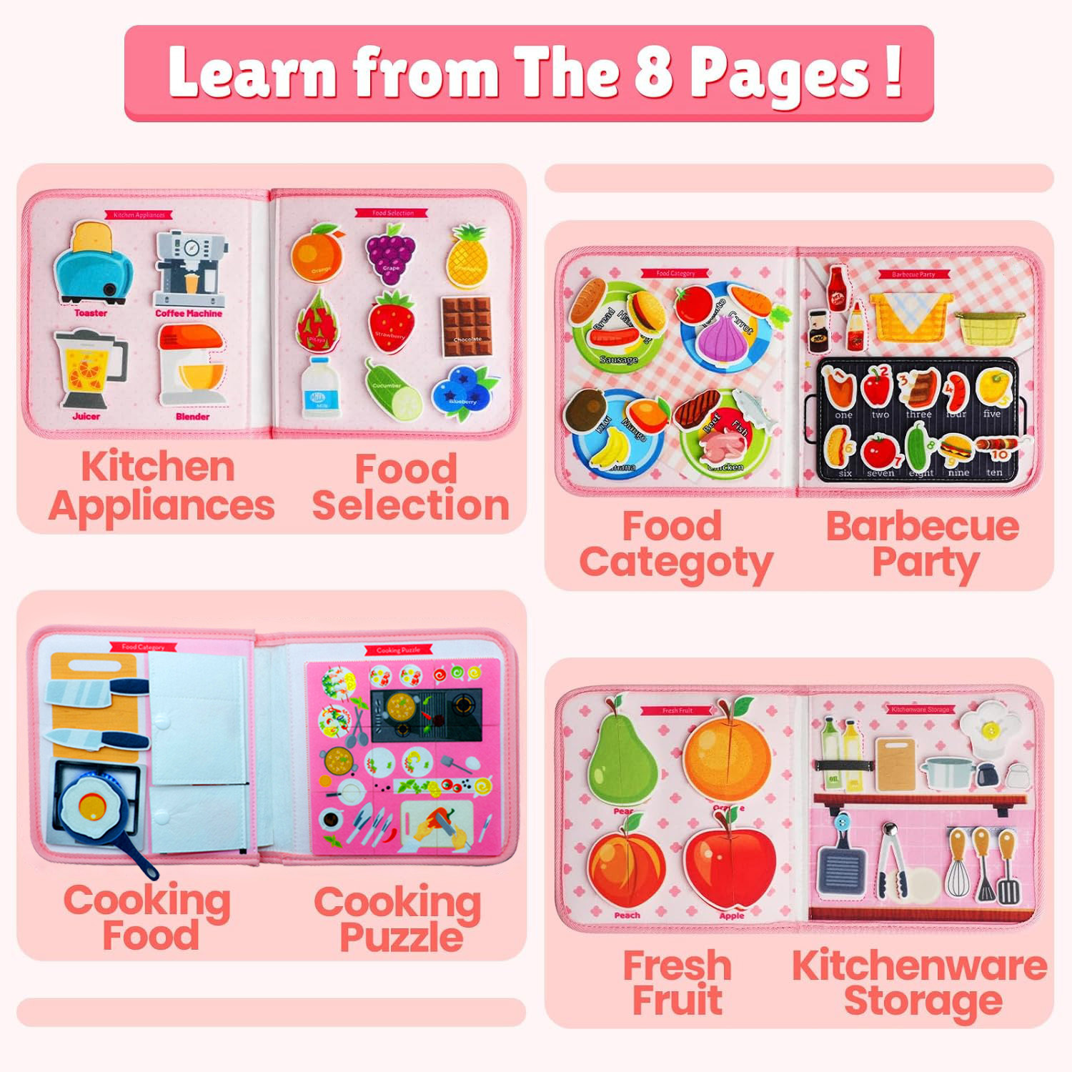Toddler Busy Board Montessori  - مراجعة Kids Education Book وسعره