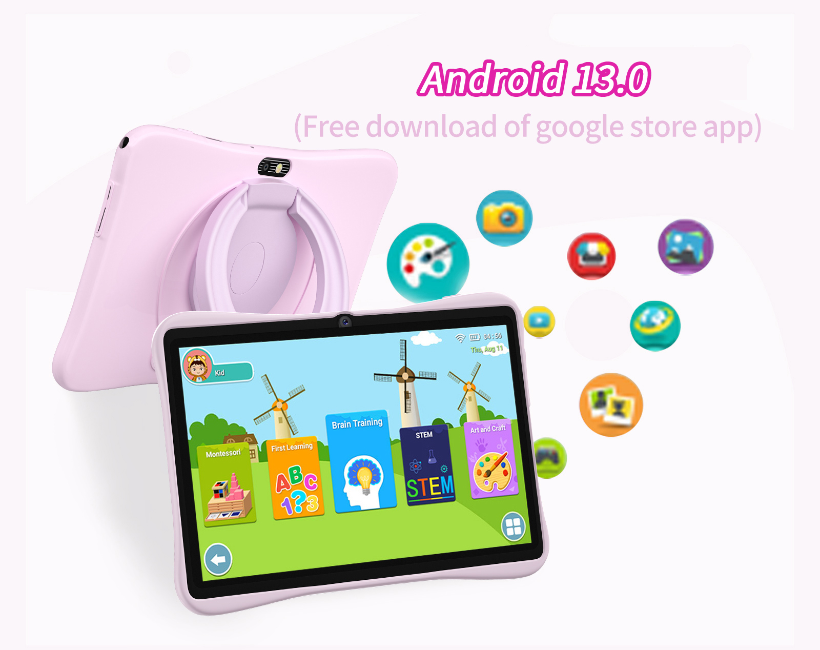 7-inch Kids Tablet 4GB+64GB, Q - مراجعة Kids Education System وسعره