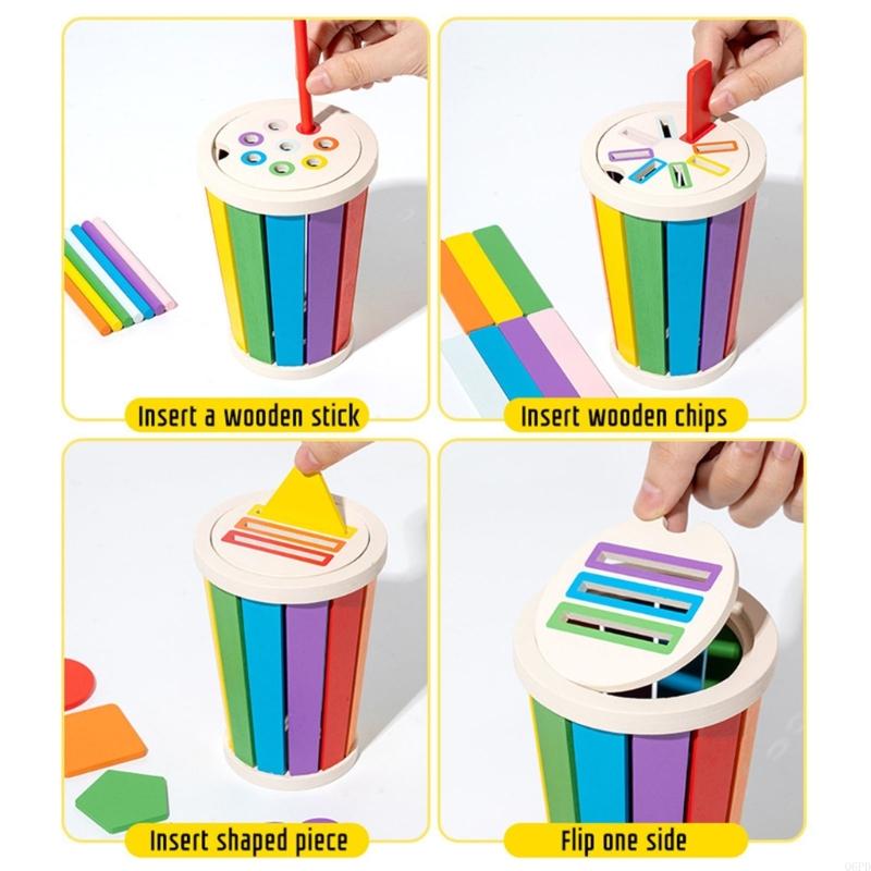 Educational Wooden Sorter Toy  - مراجعة Kids Educational Game 2 وسعره