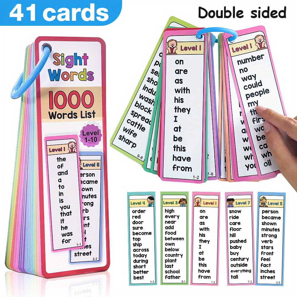 1000 Sight Words Flash Cards f - مراجعة Kids Educational Games Learn English وسعره