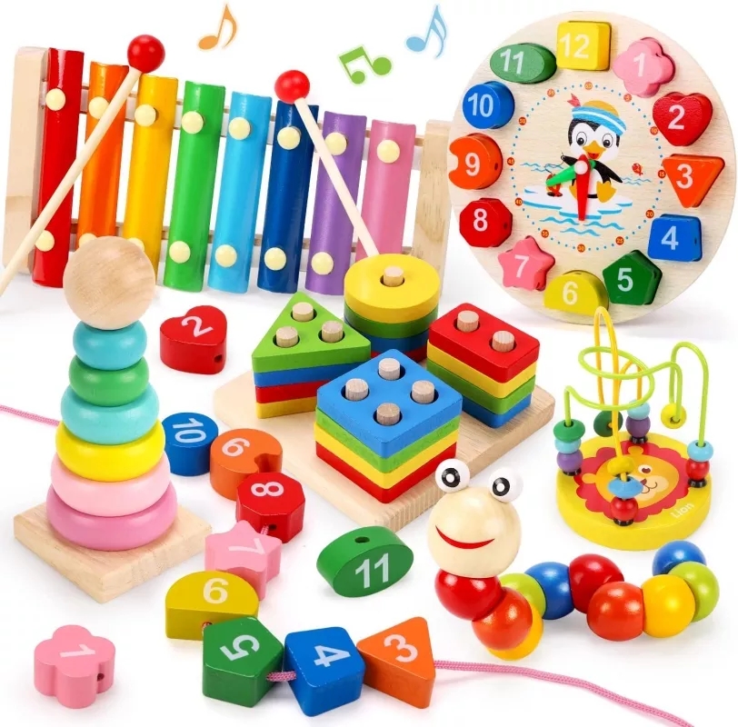 Montessori Wooden Toys for Bab - مراجعة Kids Educational Game 2 وسعره