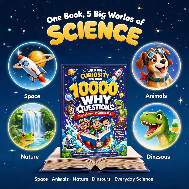 10000 Why Kids Science Encyclo - مراجعة Kids Education Book وسعره