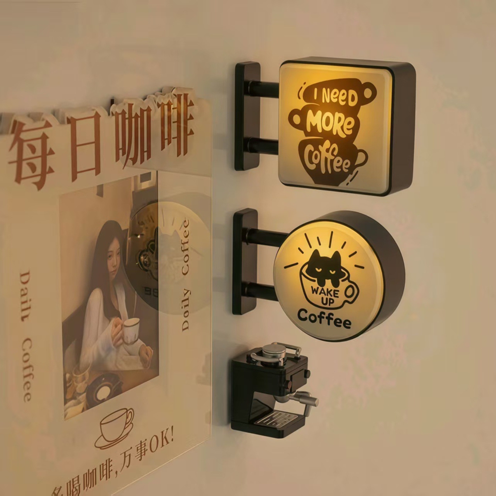 American Coffee Shop Illuminat - مراجعة Magnetic Letter Board وسعره