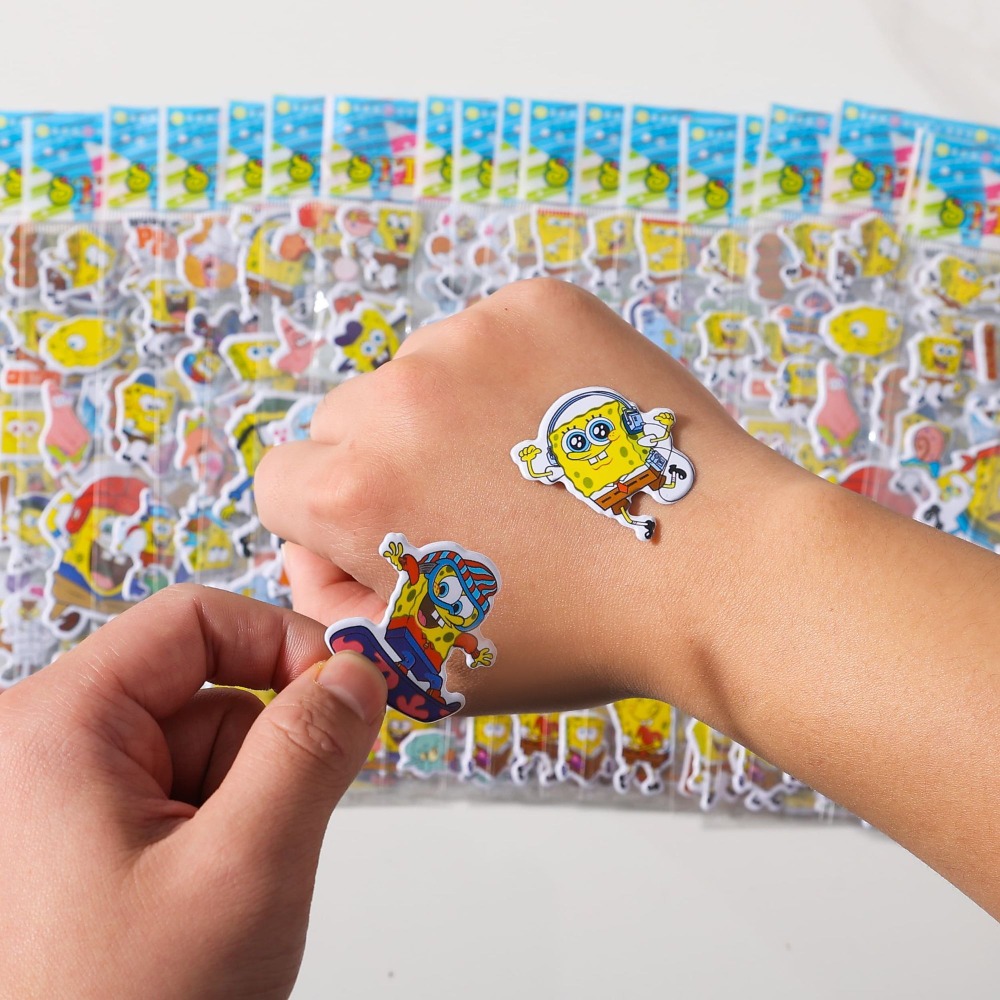12-Pack SpongeBob 3D Stickers  - مراجعة Educational Cartoon For Kids وسعره