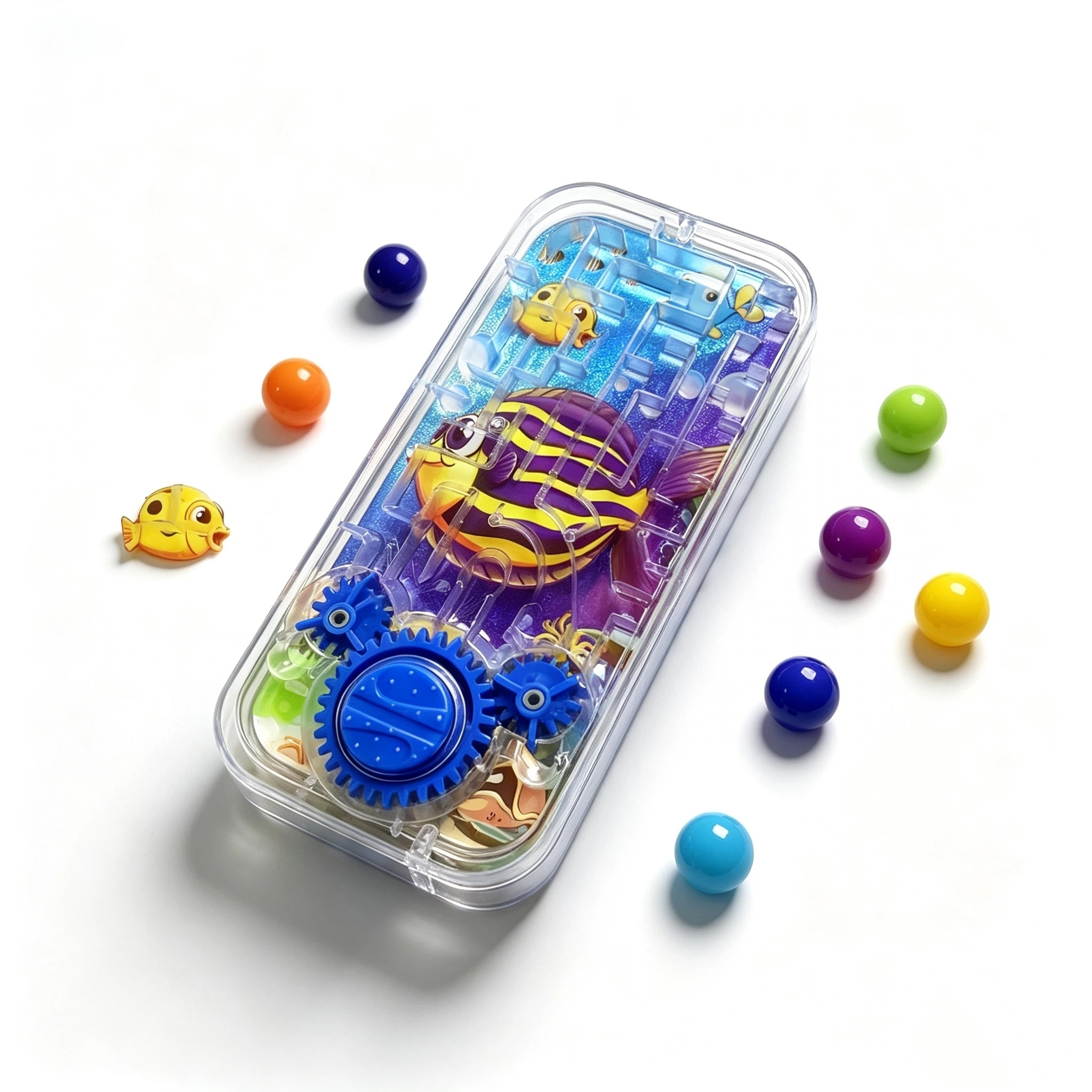 Ocean Fish Handheld Maze Ball  - مراجعة Educational Cartoon For Kids وسعره