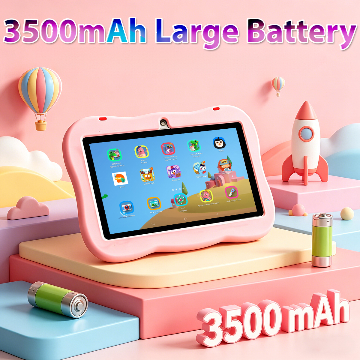2026 New 7 Inch Cartoon Patter - مراجعة Kids Educational Games Learn English وسعره