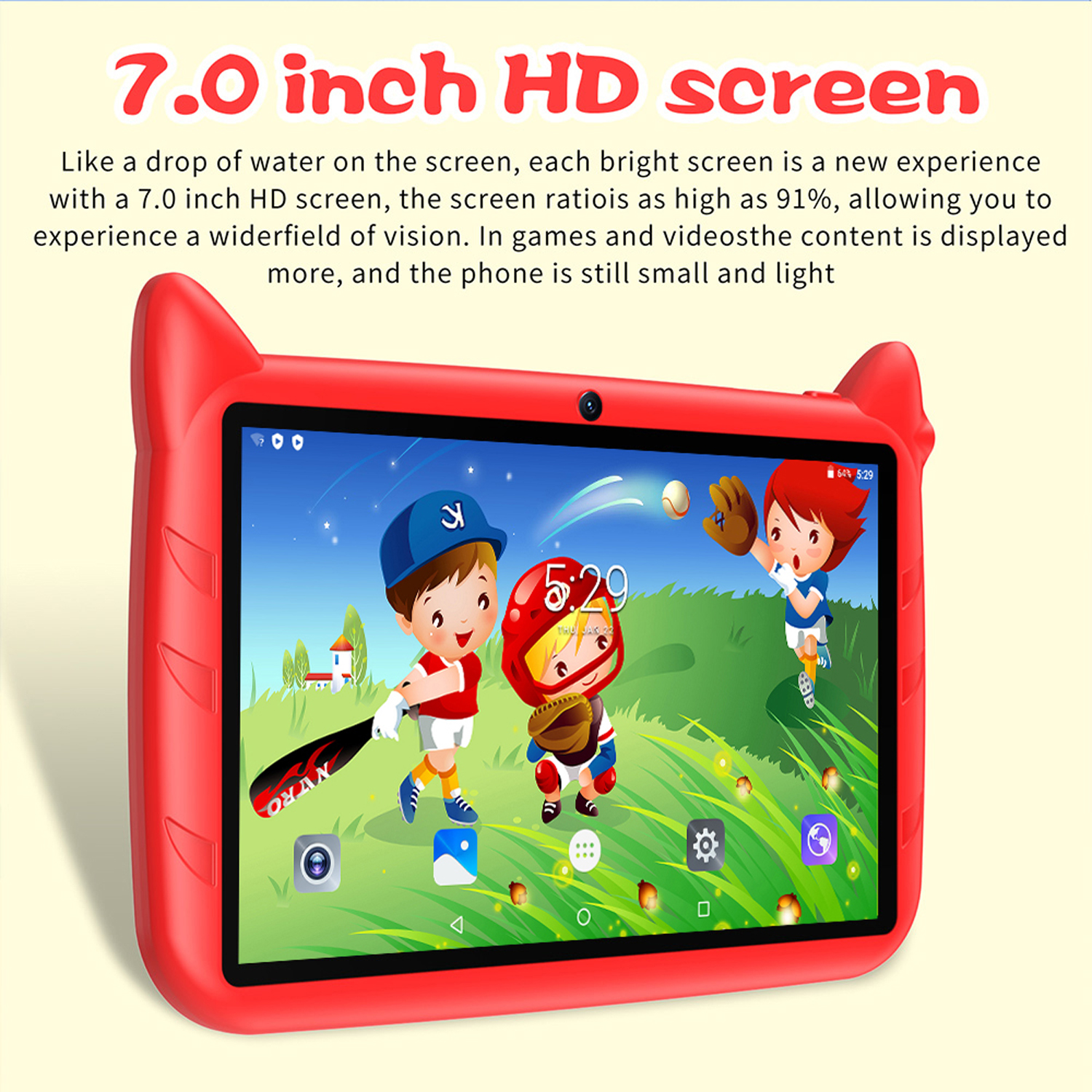 New Kids 7-inch Tablet Android - مراجعة Kids Education System وسعره