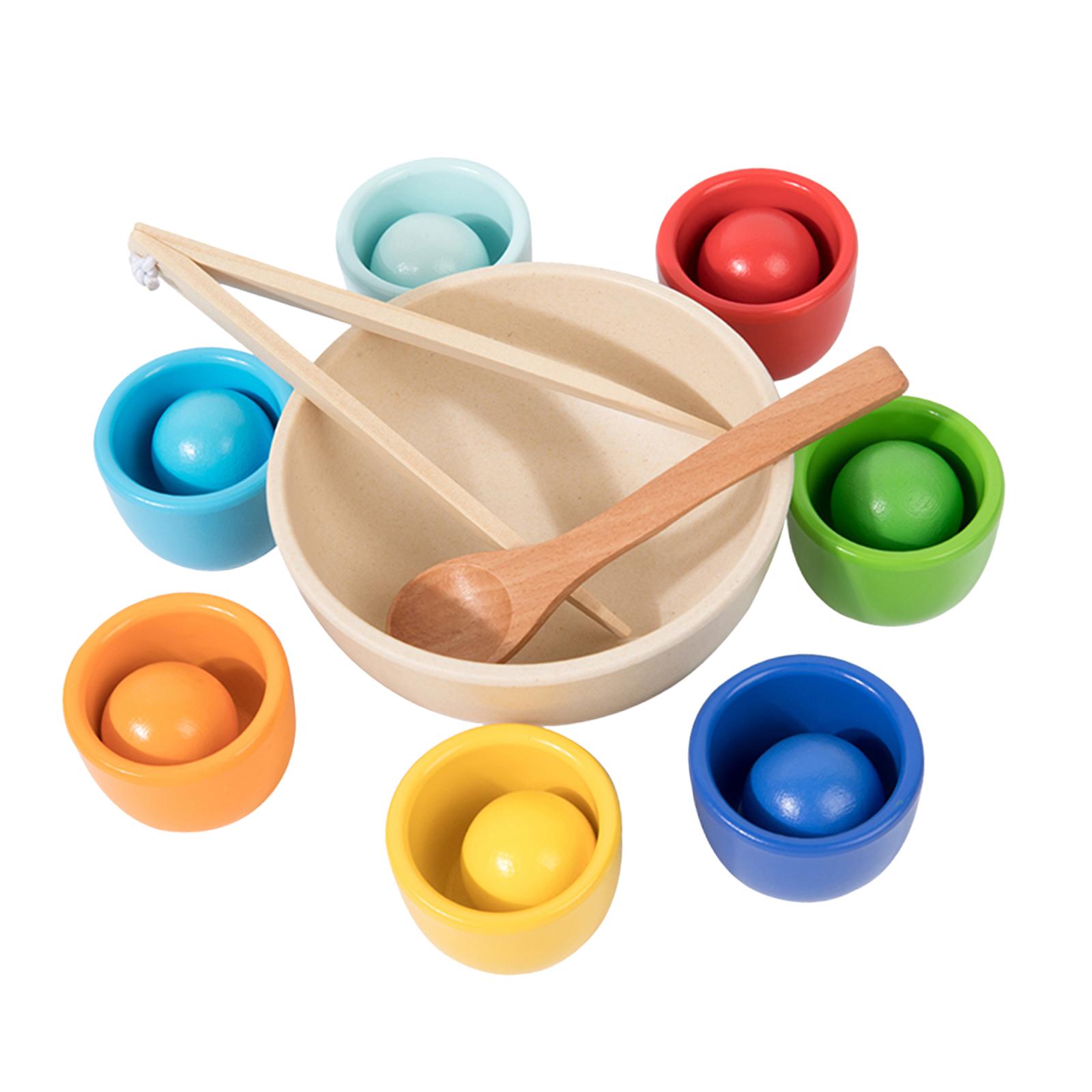 Balls in Cups Montessori Toys  - مراجعة Kids Educational Game 2 وسعره