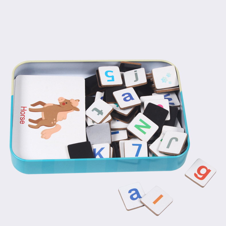Wooden Puzzle Flash Cards Game - مراجعة Kids Educational Games Learn English وسعره