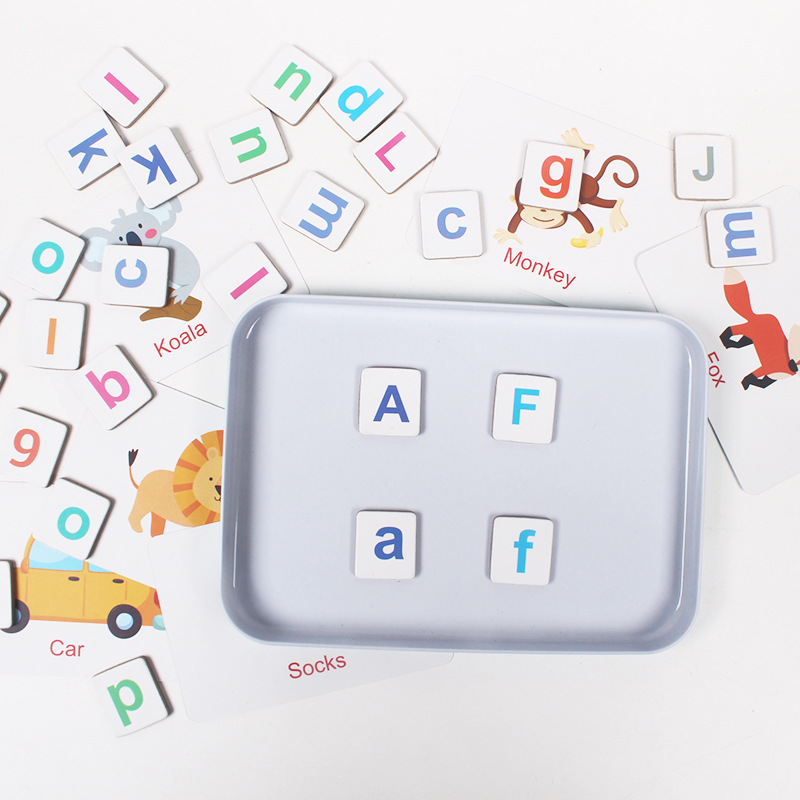 Wooden Puzzle Flash Cards Game - مراجعة Kids Educational Games Learn English وسعره