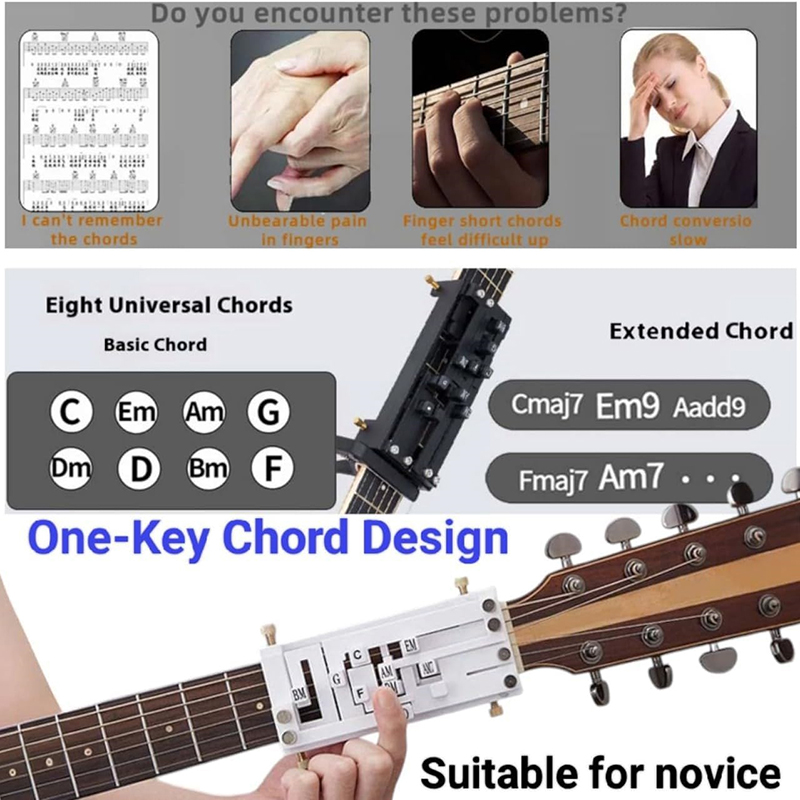 Guitar Chord Presser Guitar Ai - مراجعة Kids Educational Resources وسعره